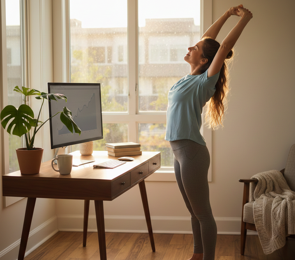 Healthy work-life balance improves long-term remote work productivity