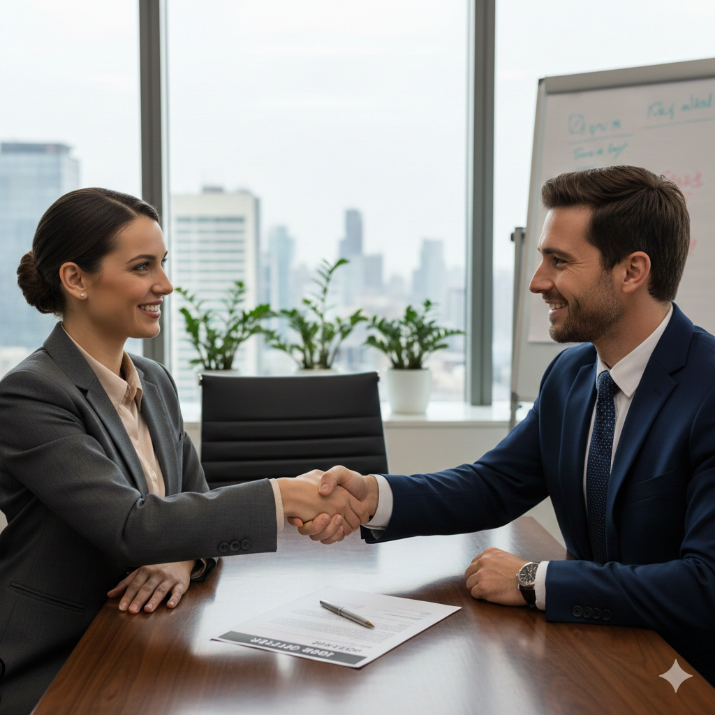 negotiating salary after receiving a job offer professionally