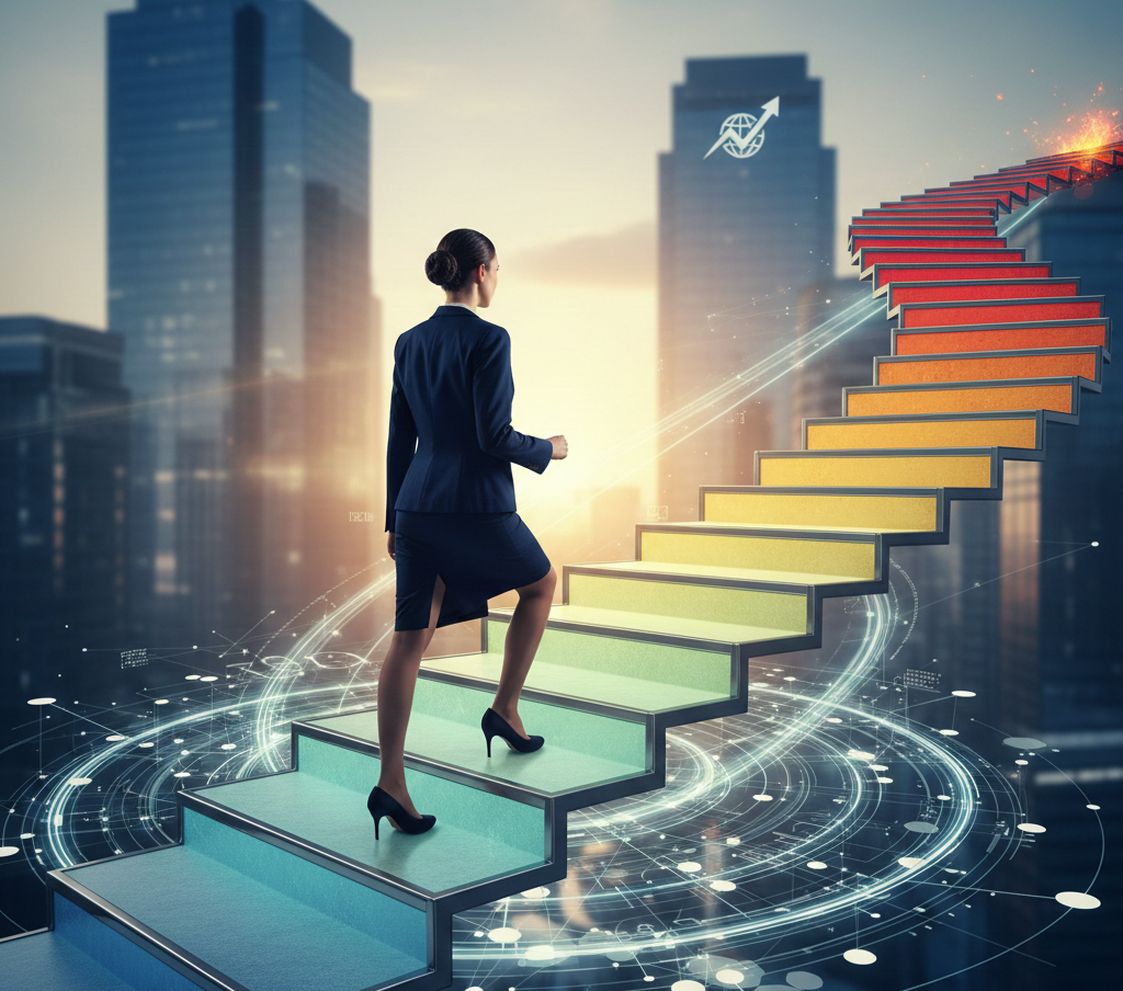 Career success achieved through strong time management skills